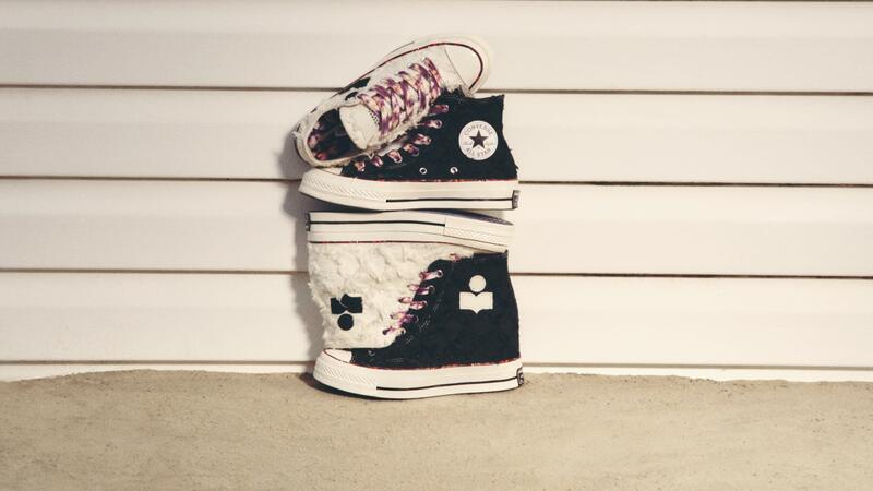 CONVERSE Sneaker alta Chuck Taylor All Star Malden nero bianco